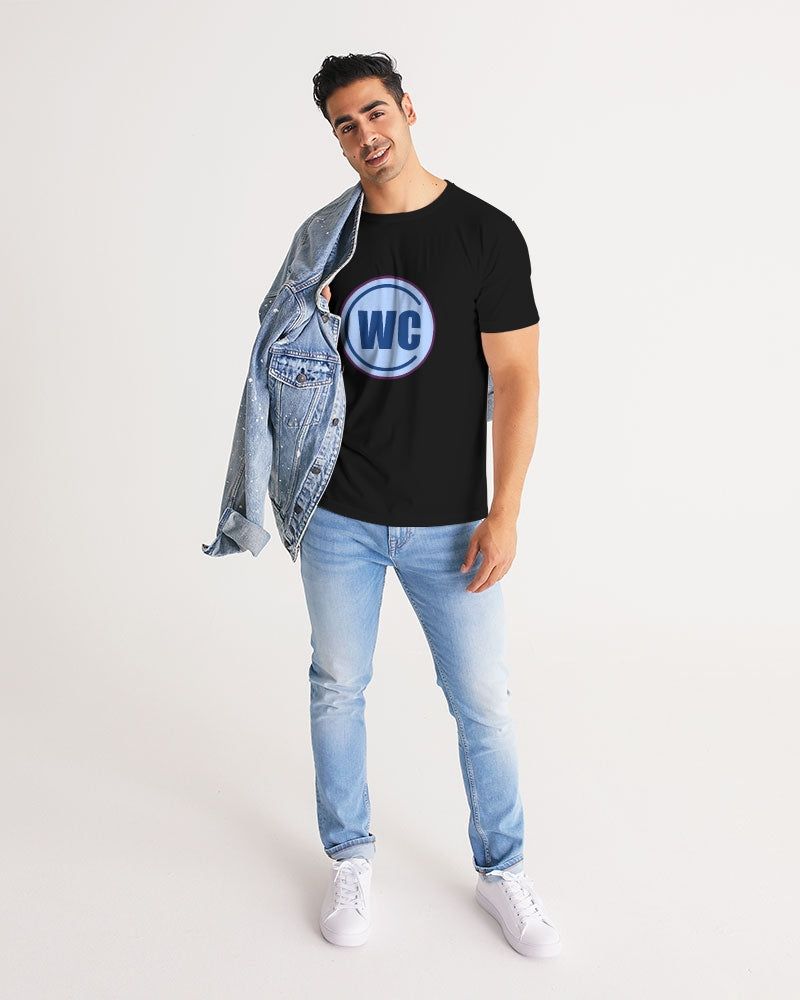 Black and blue Men's Tee