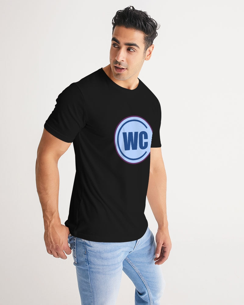 Black and blue Men's Tee