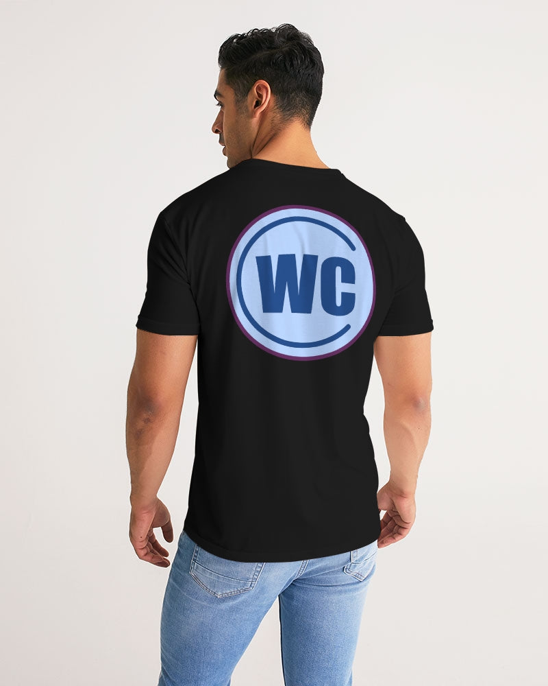 Black and blue Men's Tee