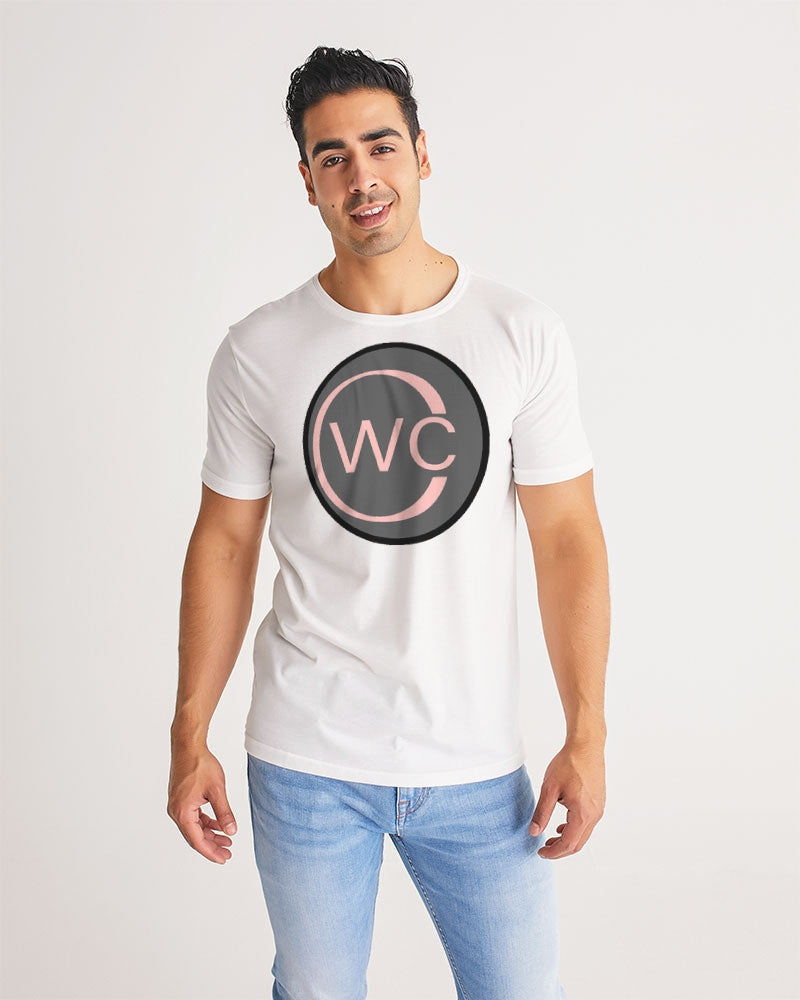 White Pink Black Men's Tee