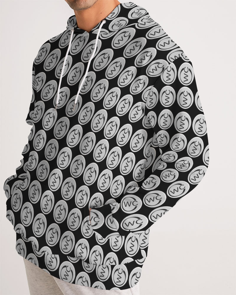 Black and blue Men's Hoodie