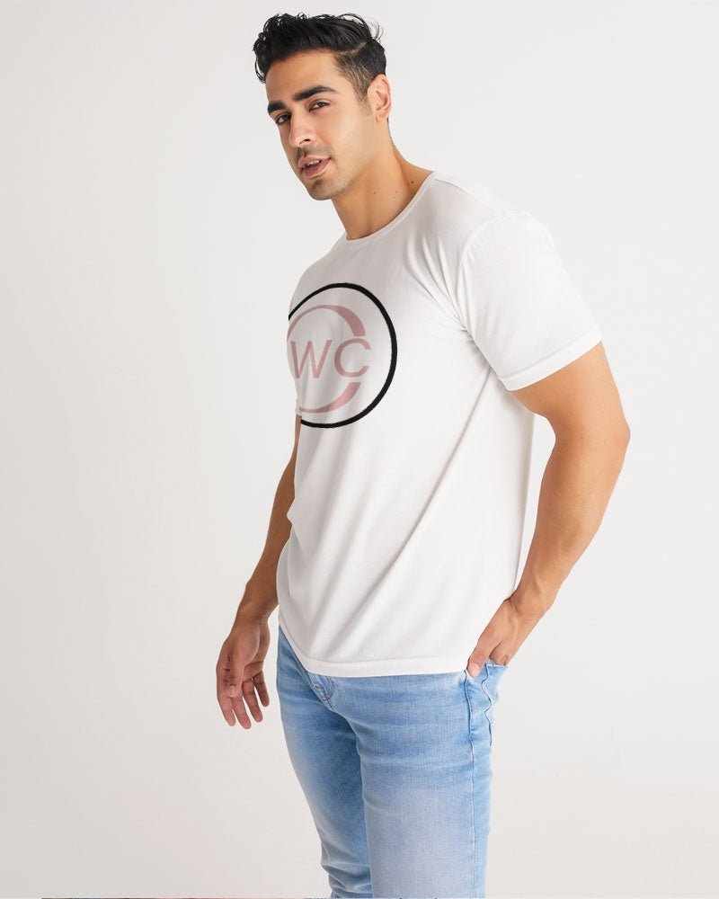White Black and Pink Men's Tee