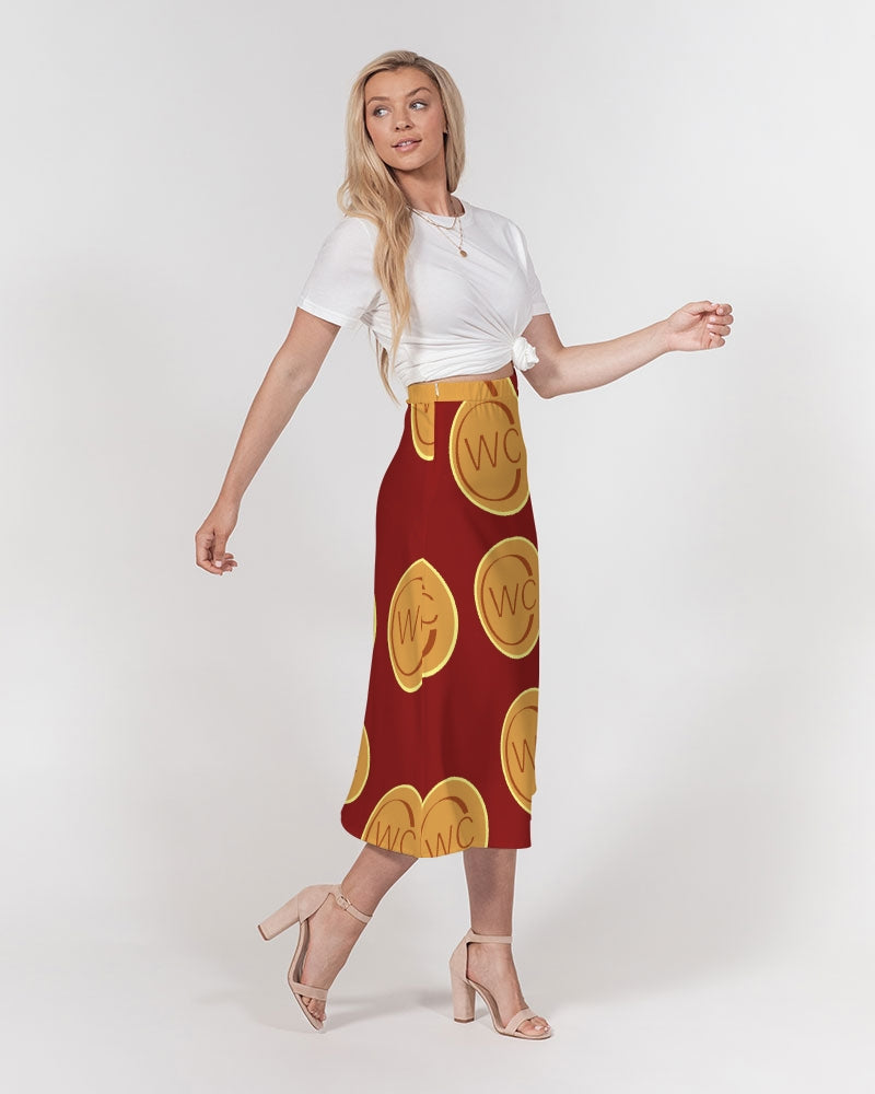 RUBYRED Women's A-Line Midi Skirt