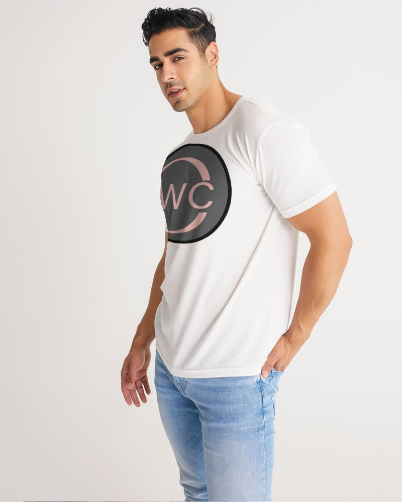 White Pink Black Men's Tee