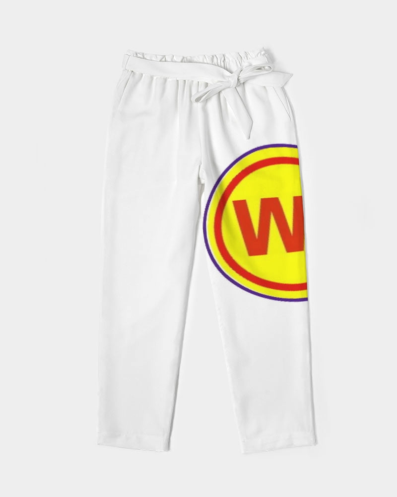 CWC LIFE Women's Belted Tapered Pants