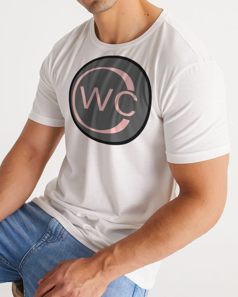 White Pink Black Men's Tee