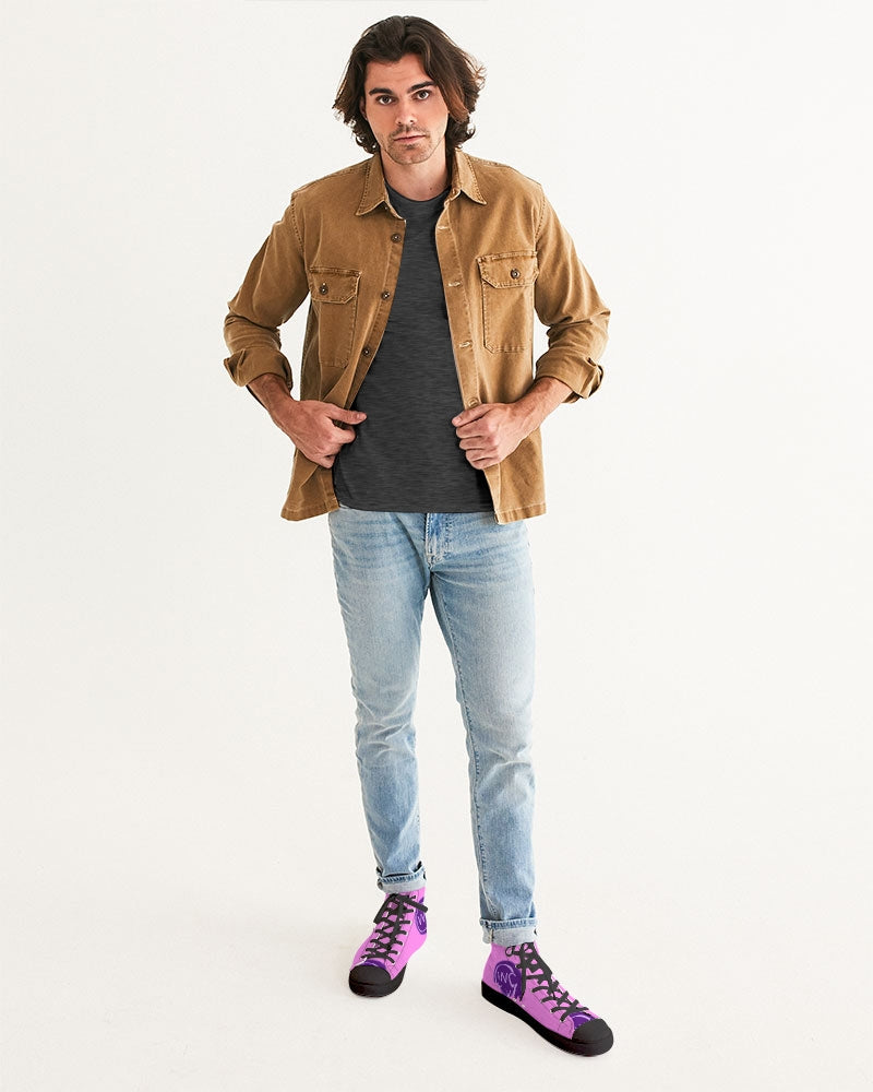 BUBBLE Men's Hightop Canvas Shoe - Black