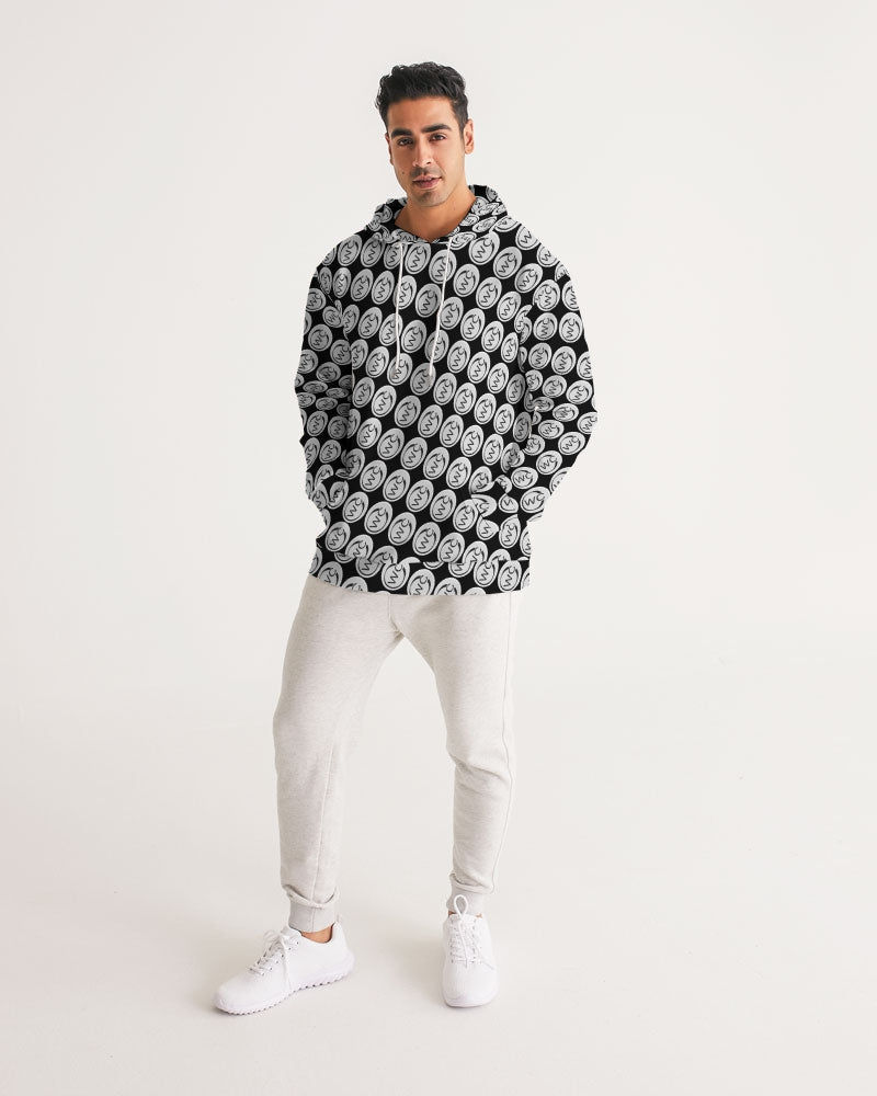 Black and blue Men's Hoodie