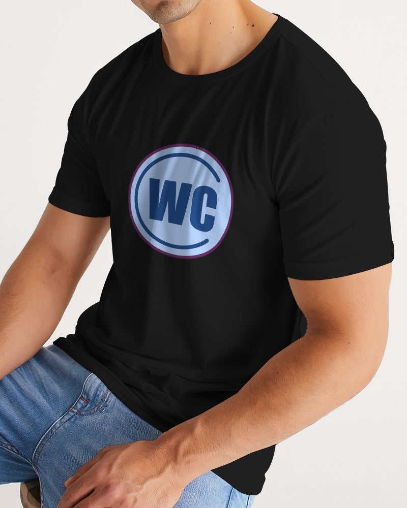 Black and blue Men's Tee